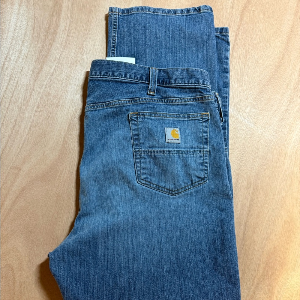 Carhartt Blue Relaxed Jeans Durable Workwear